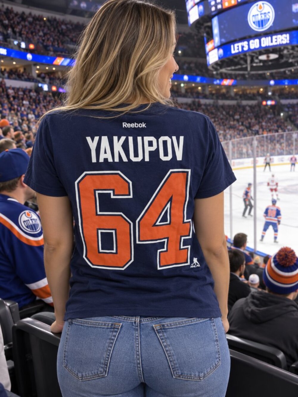 Reebok Edmonton Oilers NHL TShirt (SMALL)